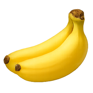 Illustration of a banana, the size comparison LuluBoo shows for week 20